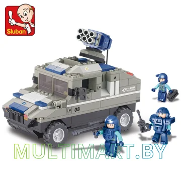 Конструктор Sluban M38-B0203 Бронированный хаммер (265 деталей) картинка 6